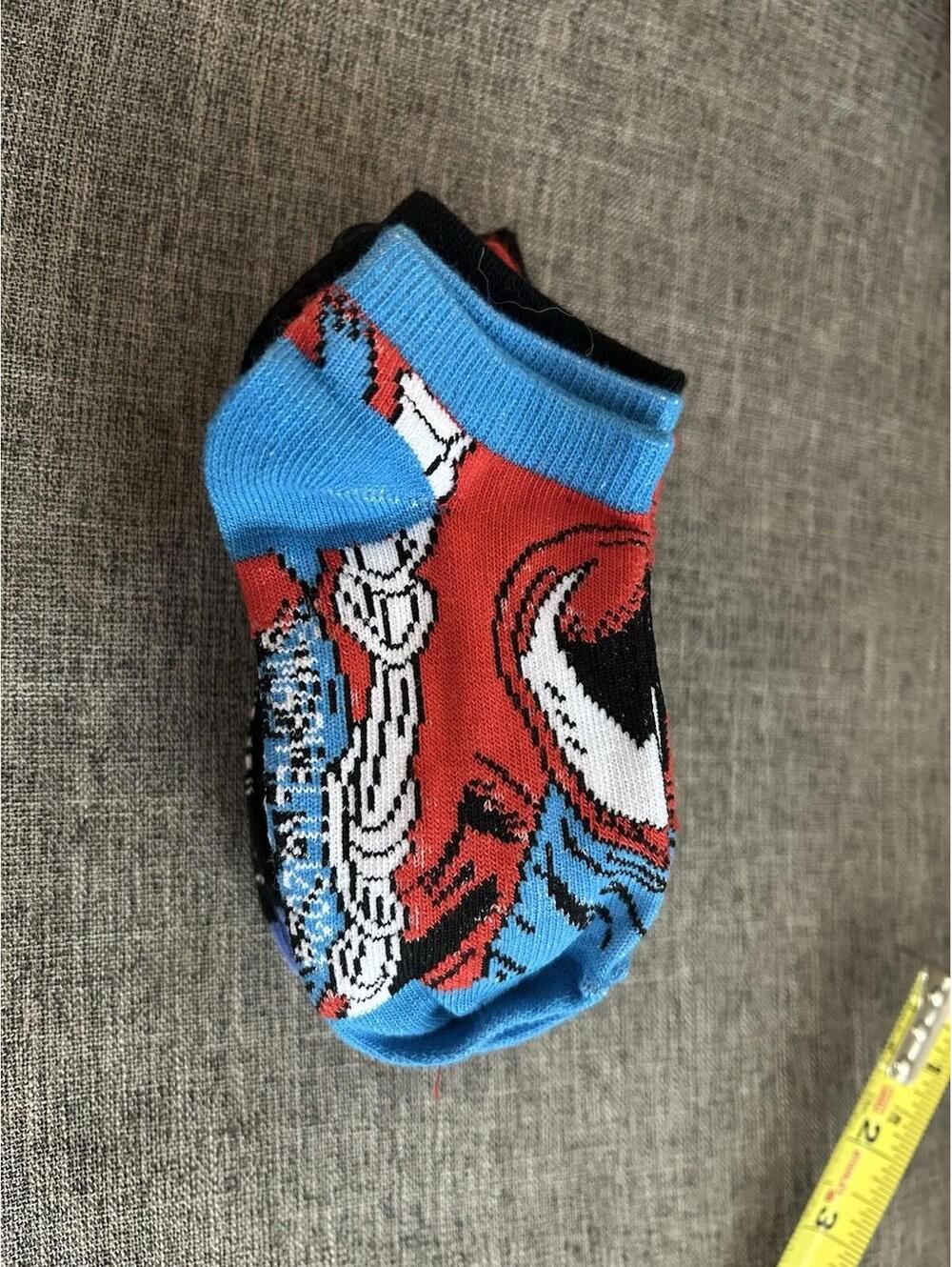 Marvel Super Hero Adventures Spider Man Socks Toddler 6 Pair NO SIZE TAG